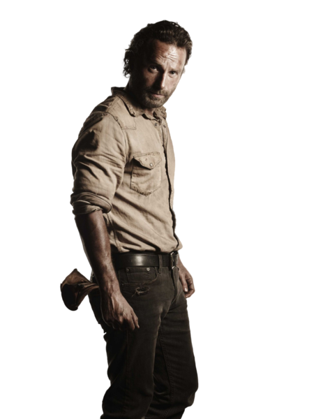 Rick Grimes standing